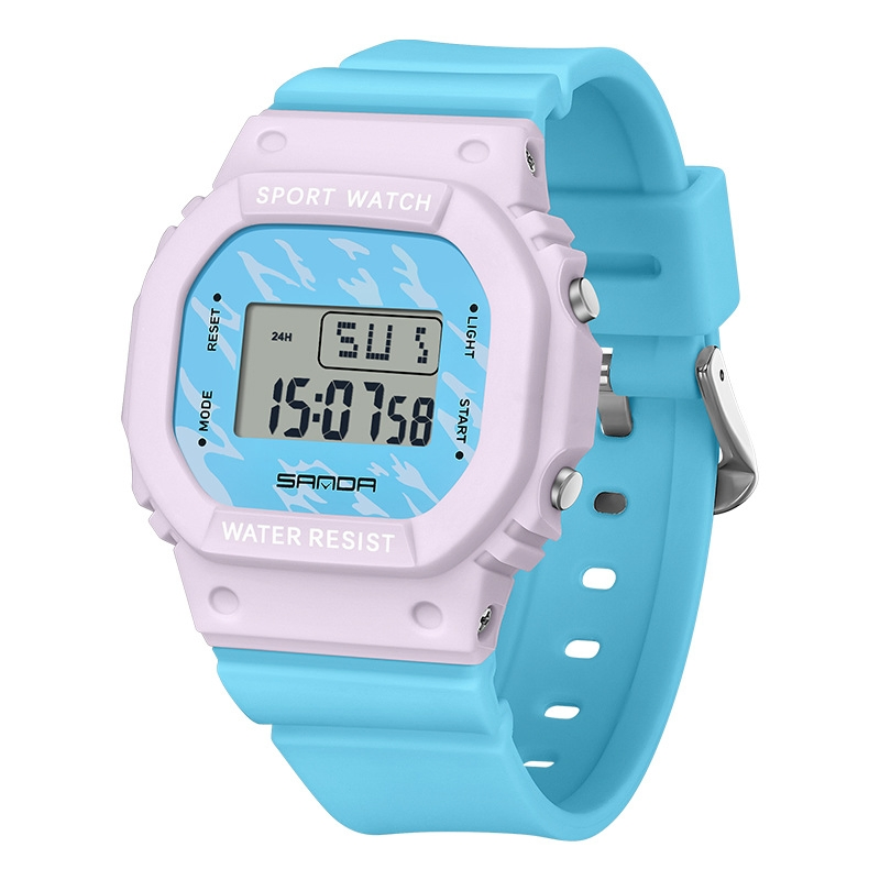 Promotional Gift PU Children Watches Luminous LED Light Kids Boys&Girls Watches
