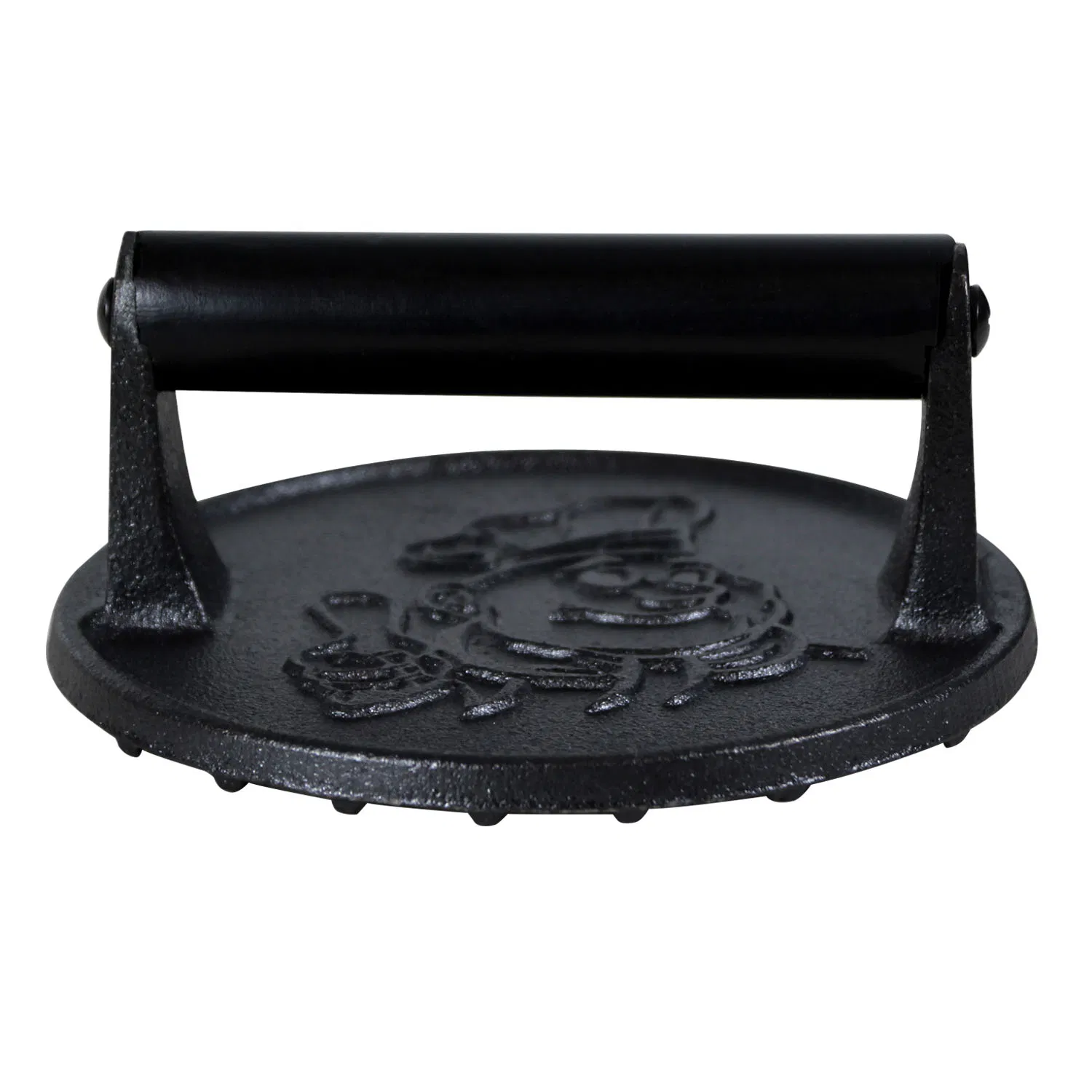 Classical Cast Iron Grill Press - Perfect for Juicy Burgers and Flavorful Steaks