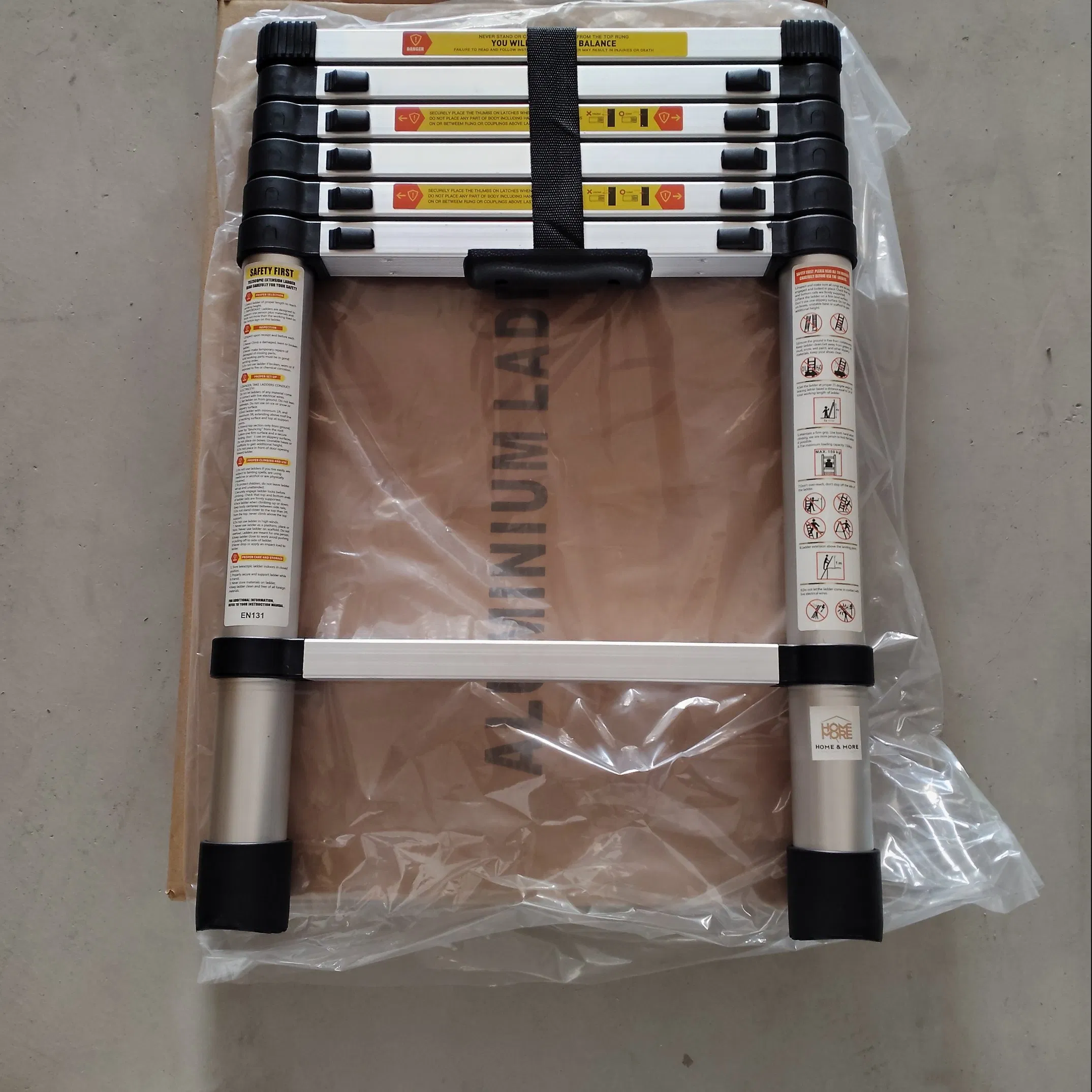 Industrial Use Aluminium Telescopic Extension Ladder Extension 1.4meter