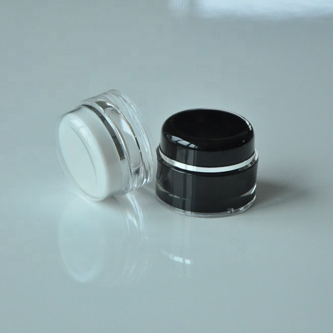 Premium 50g Round Acrylic Jar for Skin Cream Storage