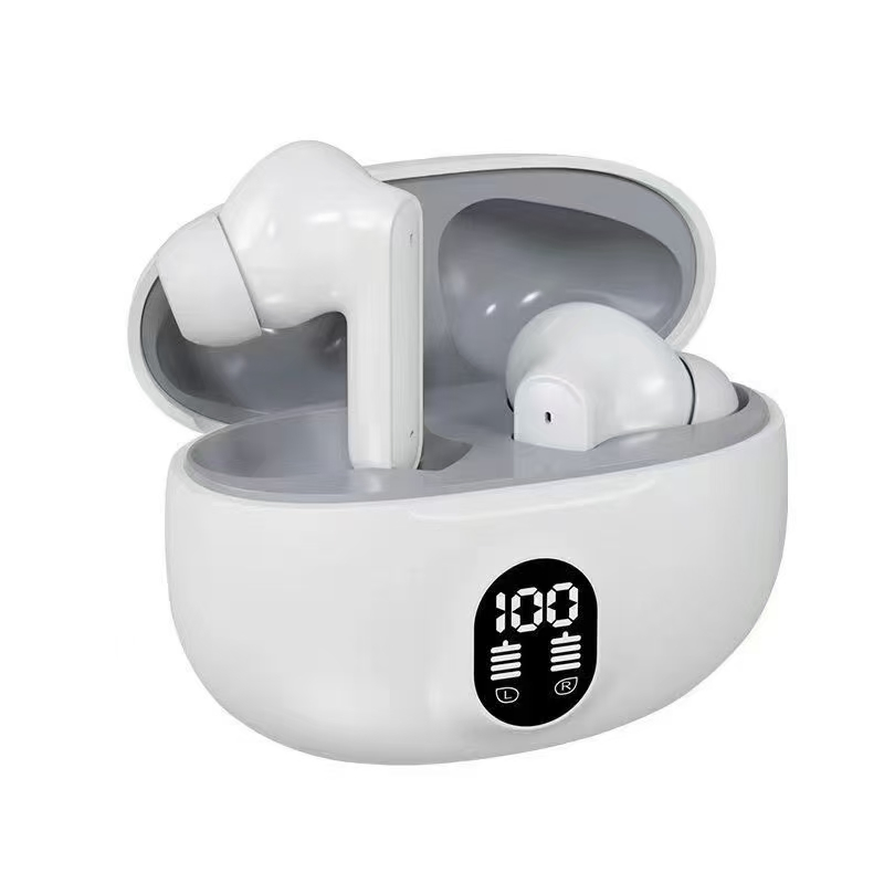 Earphone True Wireless Bass Earbuds with Charging Case Display Headphone