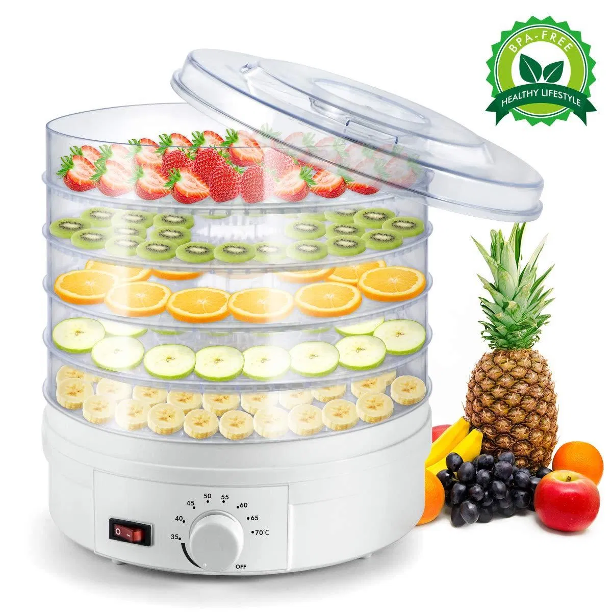 Meat Tea Vegetable Fruit Drying Machine Food Dehydrator