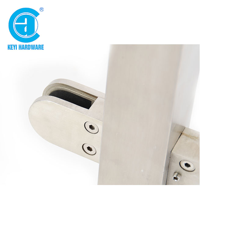 Keyi Metal Square Stainless Steel Balustrade Post for Glass Balustrade System