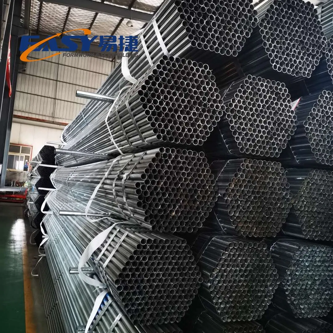 Easy Scaffolding 48.3mm Used Steel Tube BS1139 Scaffolding Tube