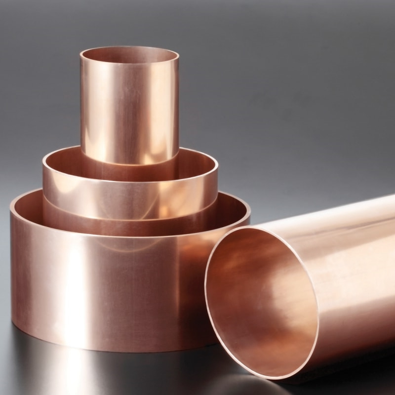 C10100/C10200/C11000/C12000/C12200 Copper Alloy: C14500/C17200/C17300/C17510/C18150/C19200/C19210/C19400 Copper Pipes