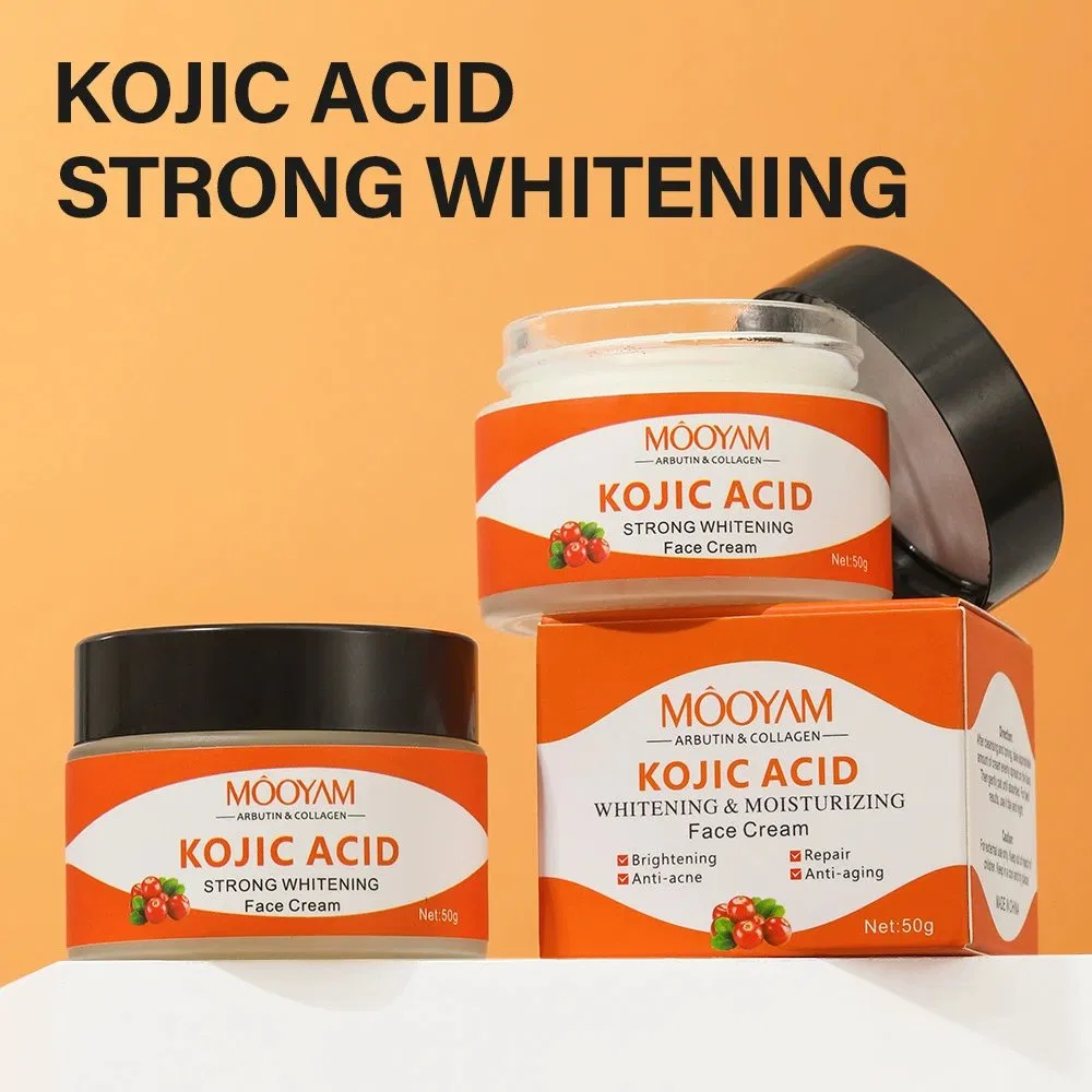Kojic Acid Cream Whitening Remove Melanin Dark Spots Cosmetic Nourishing Resurfacing Fade Skin Care Lighting Cream