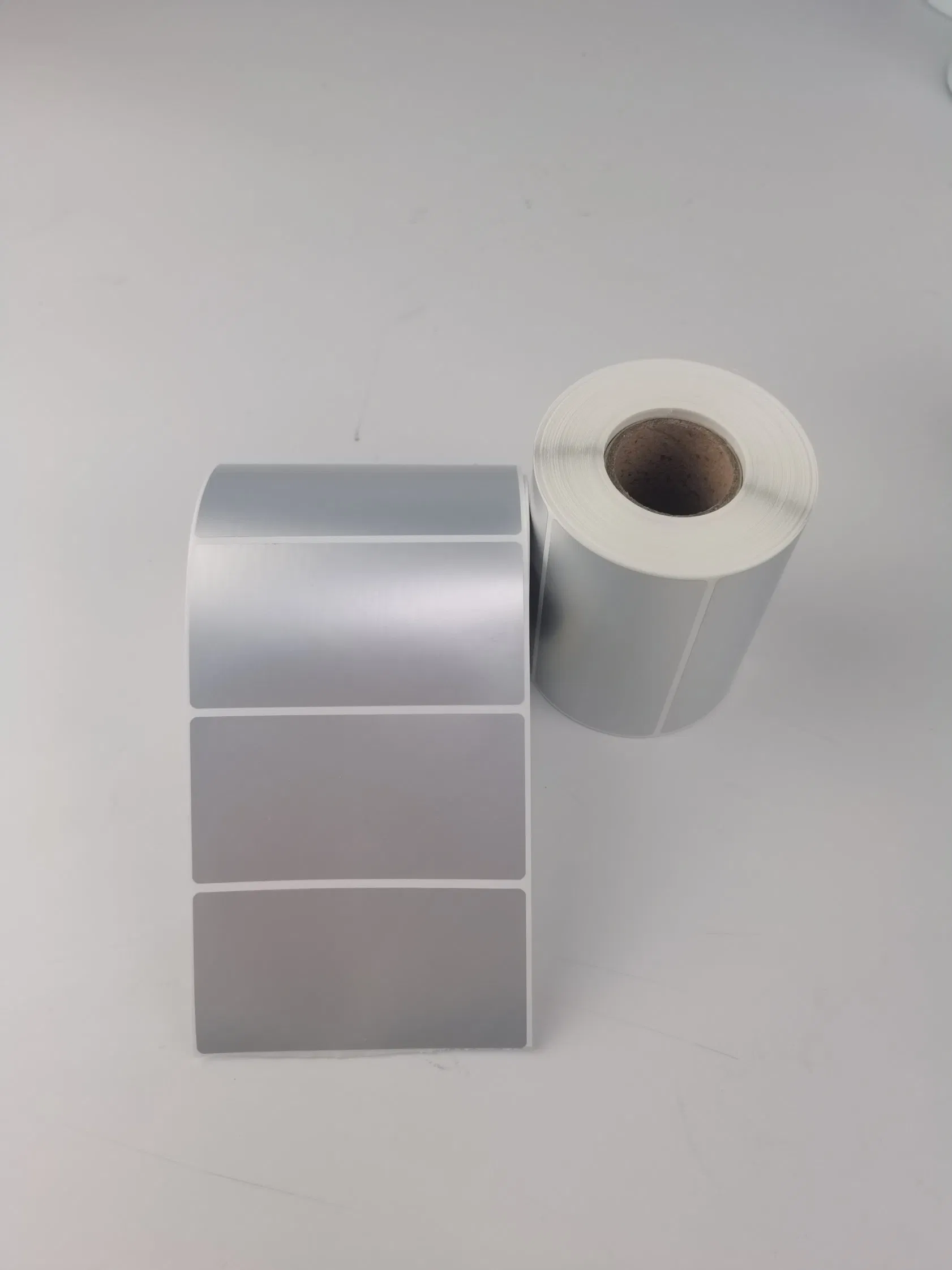 Custom Silver Labels Printed Adhesive Label Sticker Roll for Necklace Ring Jewelry