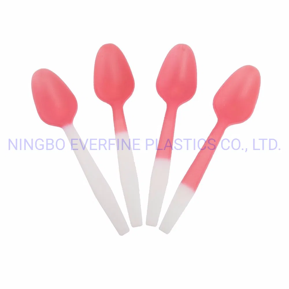 Plastic Disposable Color Changing Spoon (PP)