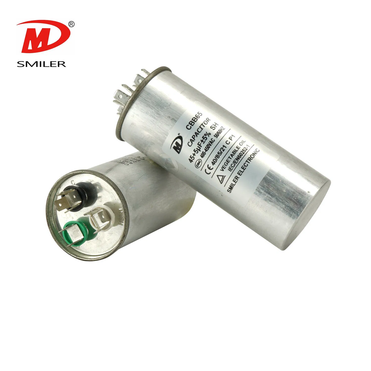 Capacitors AC Motor Run Capacitor Starting Capacitor Air Conditioner Parts Cbb65 50 Microfarad 60 Microfarad