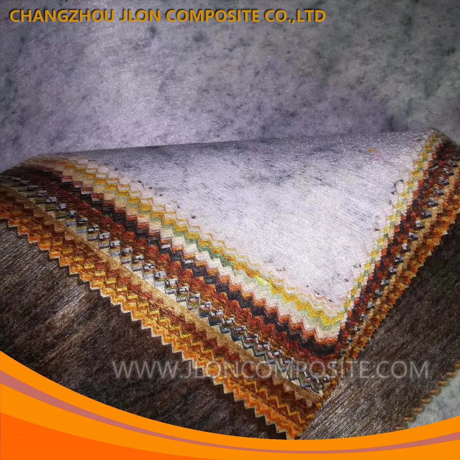 Color Polyester Tissue for Wood Grain Floor FRP Profile