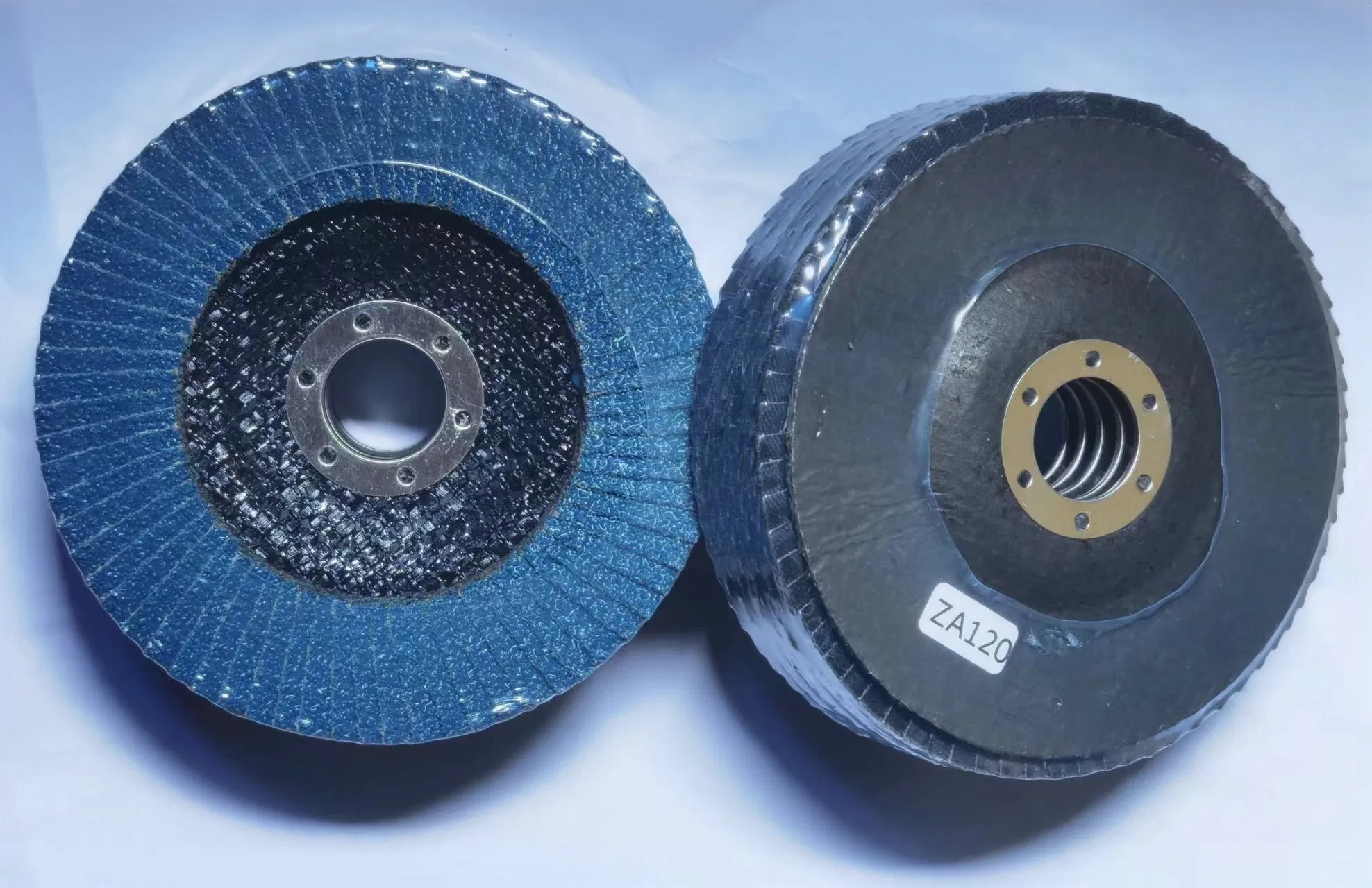 100*16mm High Quliaty Blue Zirconia Flap Grinding Discs for Stainless Steel