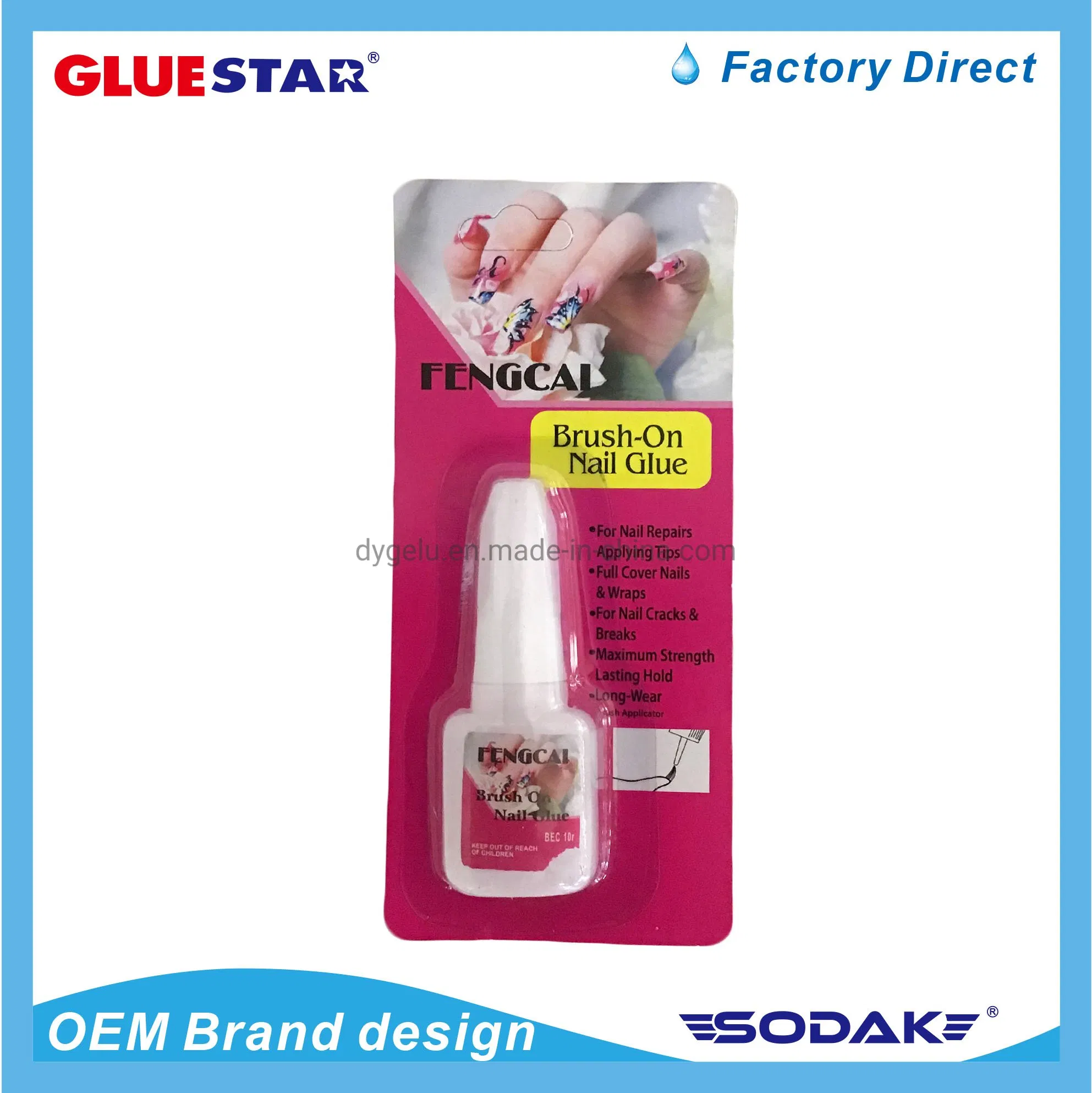 Hot Sale Women Nail Art Glue for Tips Low Price Wholesale Nail Glue Bulk
