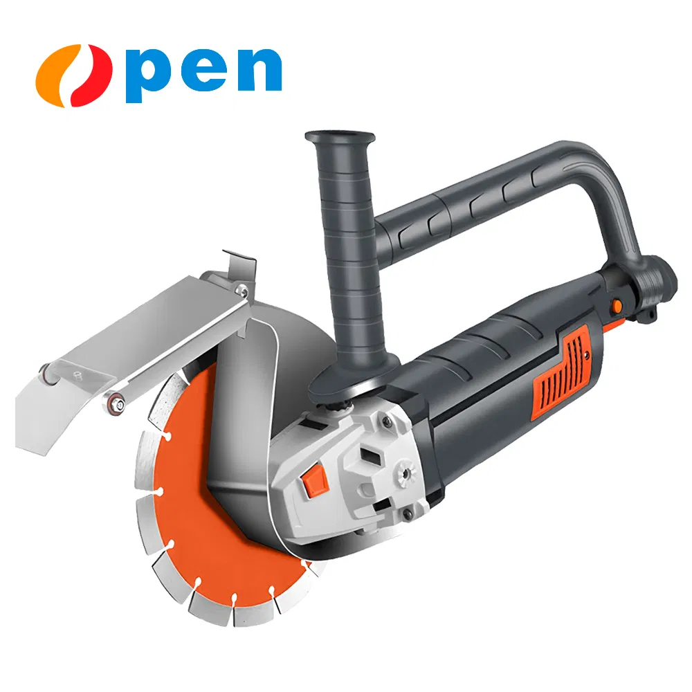 230mm 5500W AC Brushless Five Blade Concrete Wall Chaser Grooving Slot Cut Saw Machine