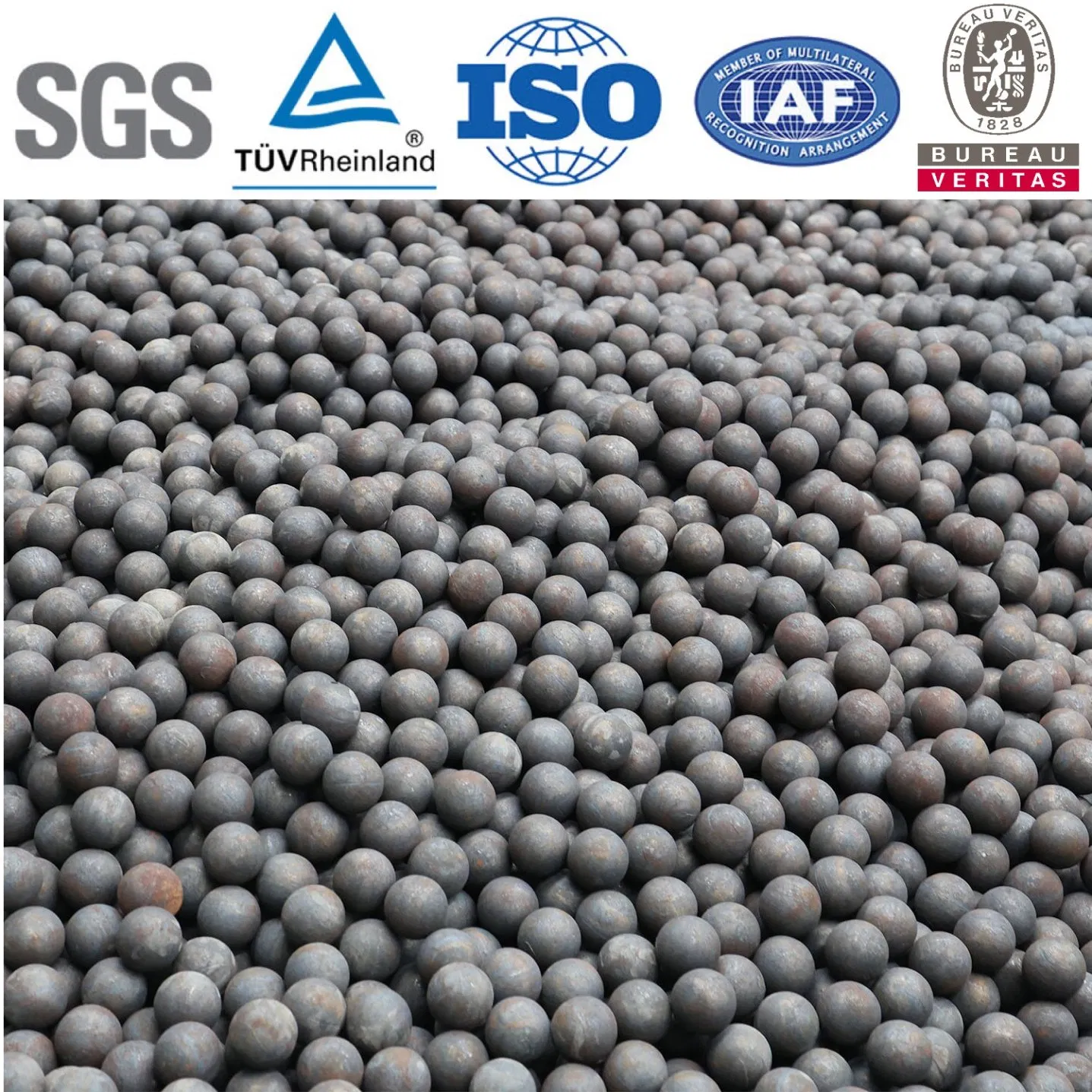 Стальные мелющие шары 40-60 мм для шаровых мельниц