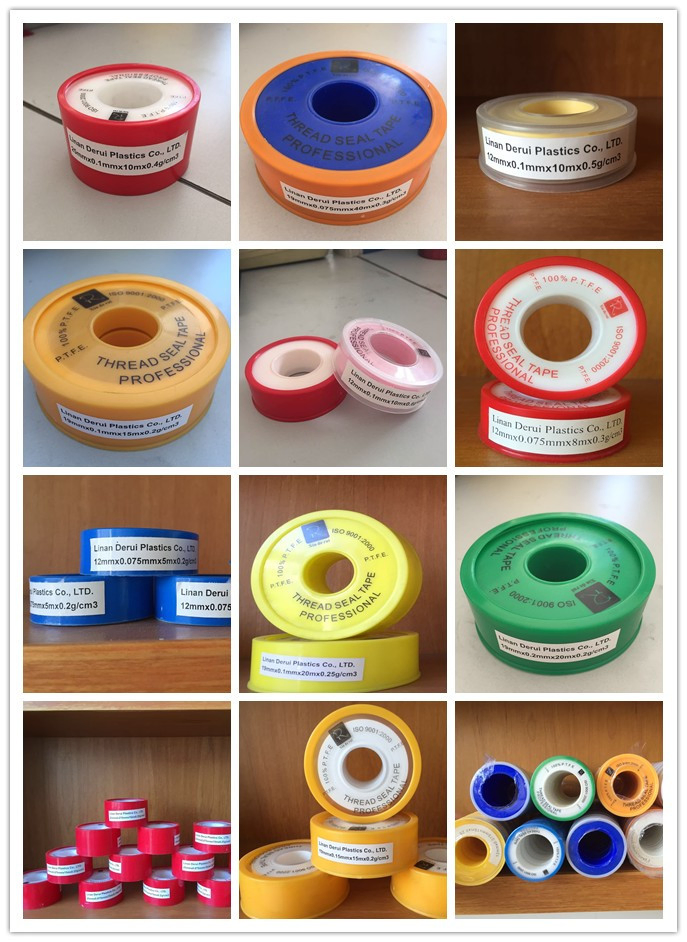 Best Quality Competitive Price Custom PTFE Tape Teflone Thread Seal Tape for Pipe