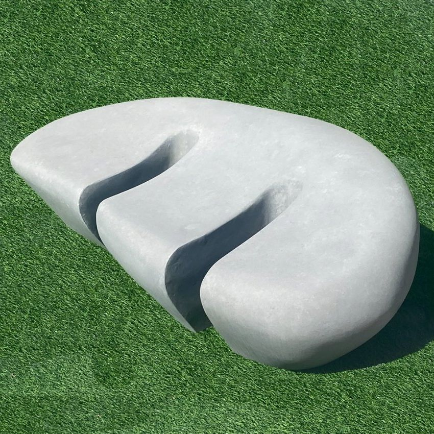 Durable Uhpc Seating Stool, Ideal for Outdoor Spaces and Landscape Design