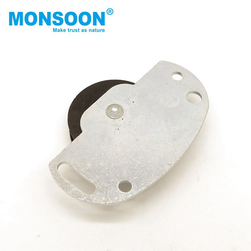 Wardrobe Closet Door Rollers Bottom Rubber Aluminum Track Wheel Steel Soft Closing Invisible Shower Sliding Door Rollers