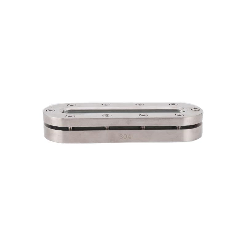 Sanitary Oval Sight Glass Stainless Steel 304 316