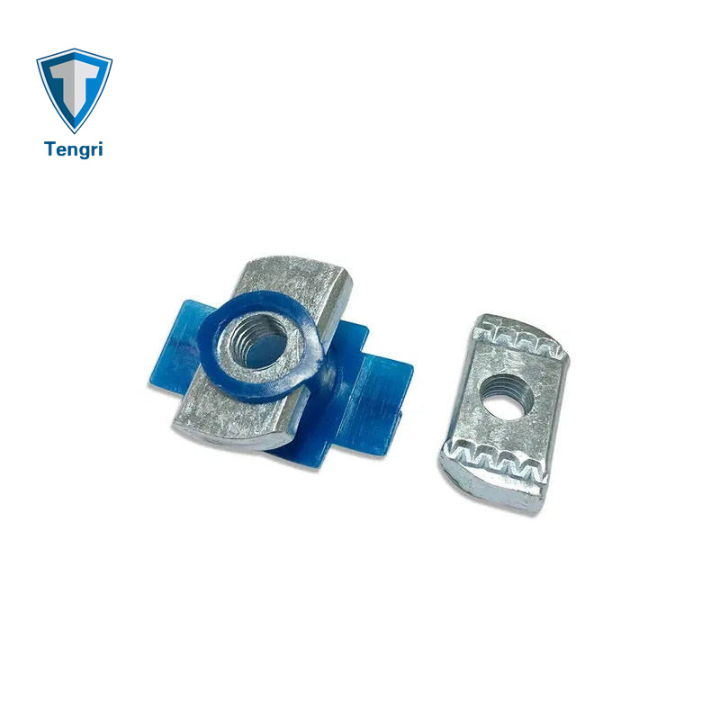 Factory Plastic Wing Nut Channel Spring Nut Solar End Clamps Spring Nuts