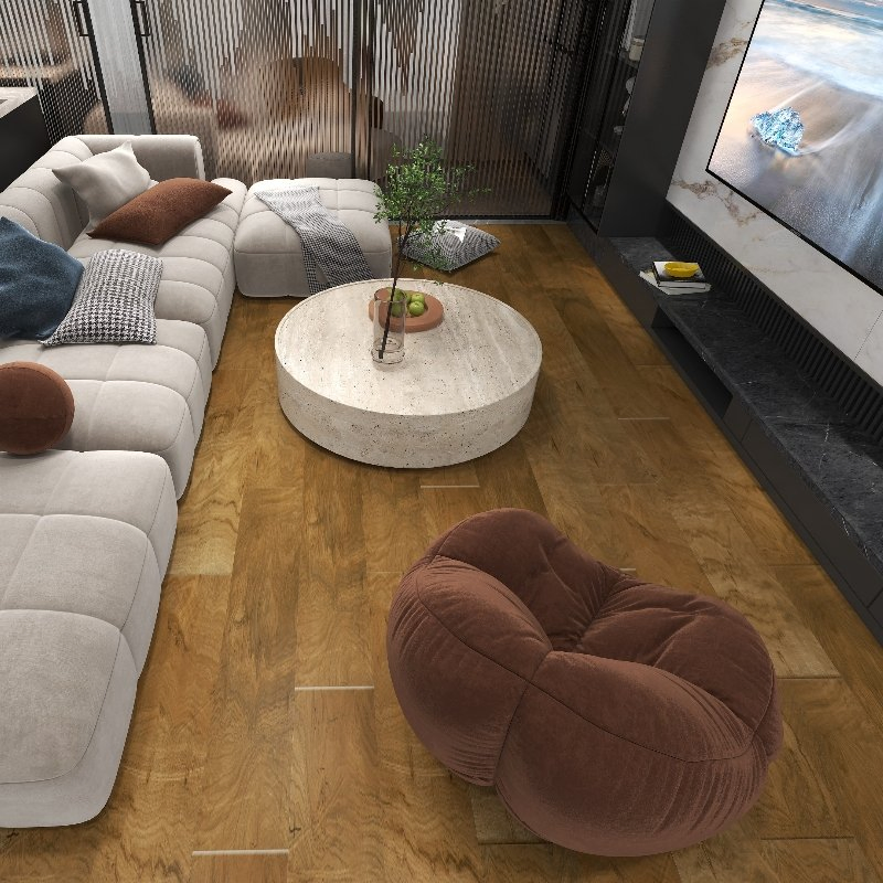 Waterproof 4mm-8mm Thickness Range Luxury Vinyl Planks Spc Flooring