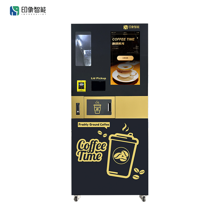 Imt Automatic Hot and Iced Freshly Ground Coffee Vending Machine with Coin Operator