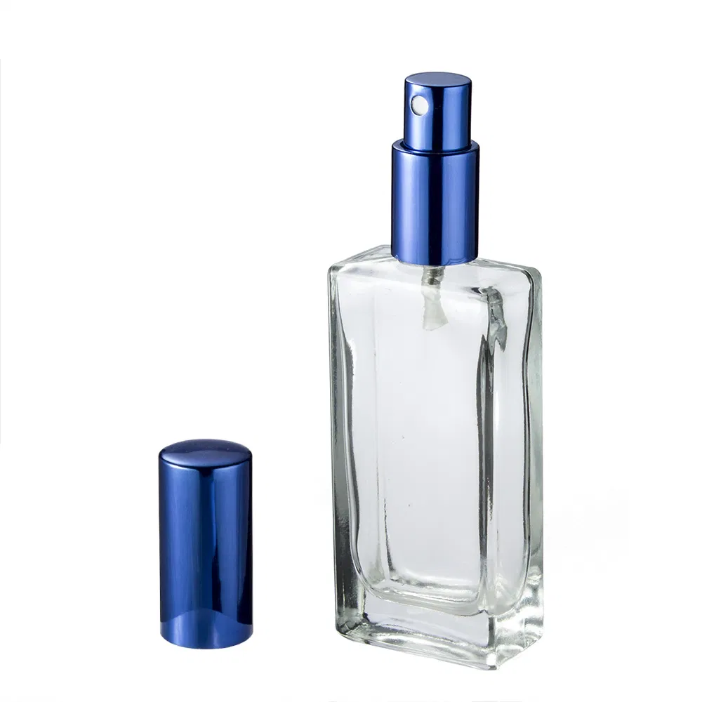 Glass Perfume Bottle with Aluminium Fine Mist Pump