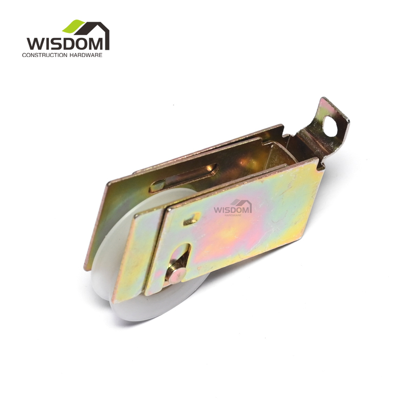 Zinc Color Nylon Roller Ball Bearings for Sliding Window Door UPVC Sliding Nylon Windows Single Roller Adjustable Wheels