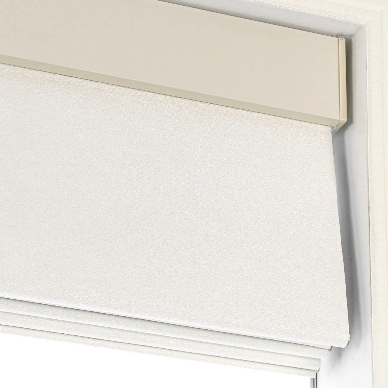 Sisheng Custom Made Roman Blinds Blackout Motorized Electric Wireless Roller Blinds Roman Shades for Windows Designer