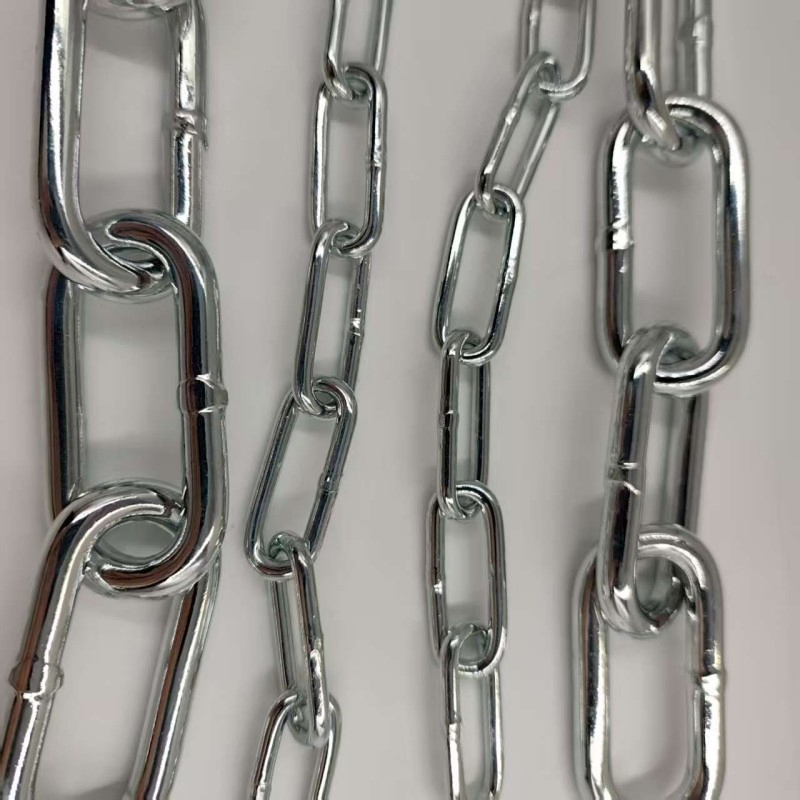 DIN5685A DIN5685c DIN763 Germany Standard Steel Chain Electro Galvanized Zinc