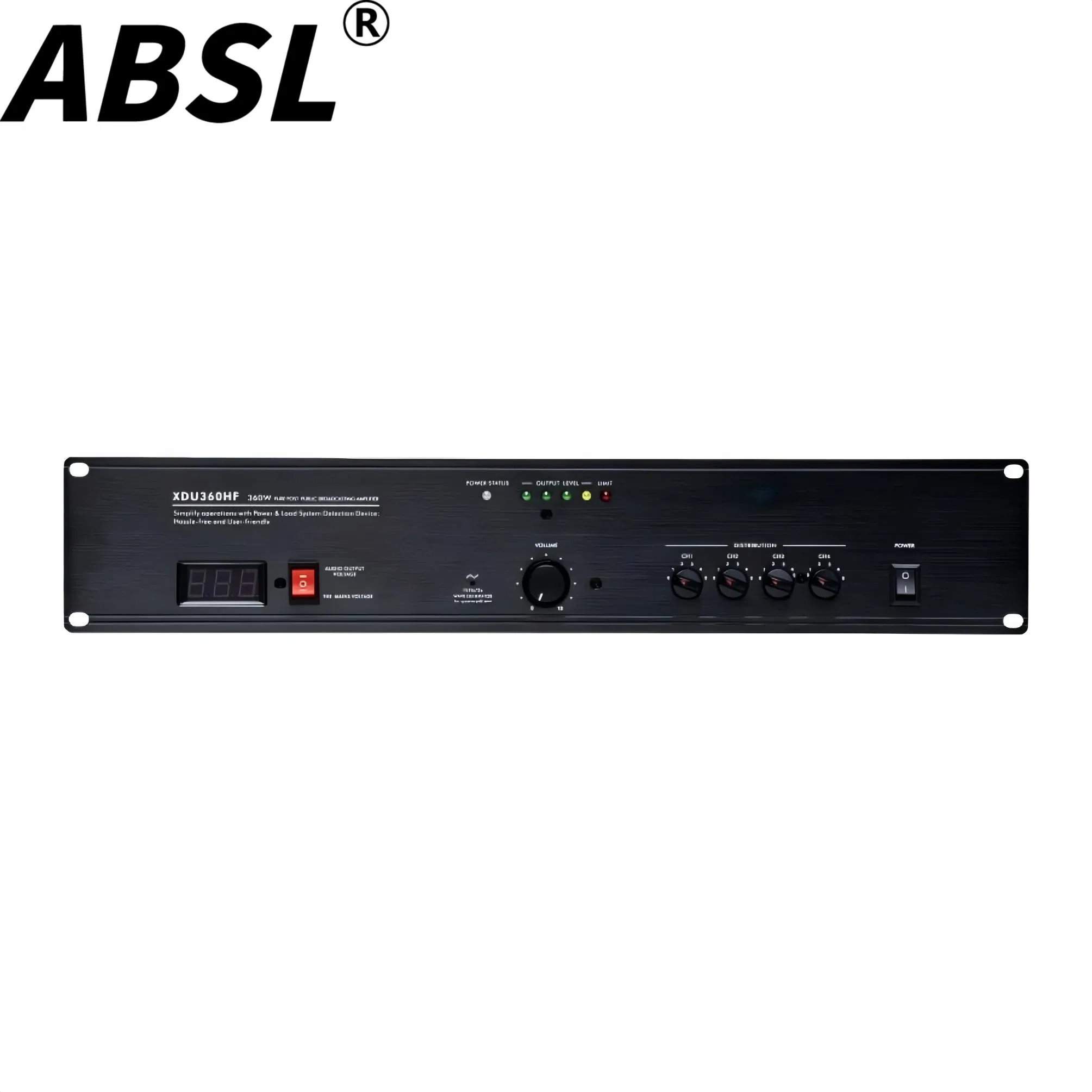 Цифровой усилитель мощности 500Вт, 4-секционный, Class-D