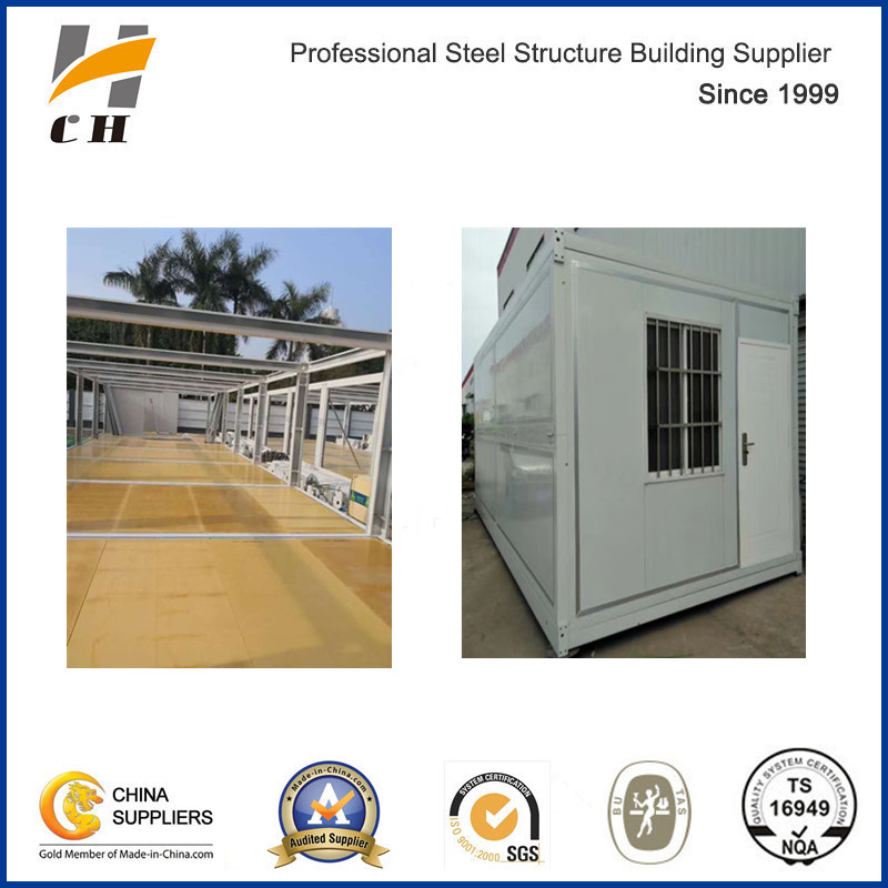 Prefabricated Moveable Flat Pack Store/Prefab Folding Container Store