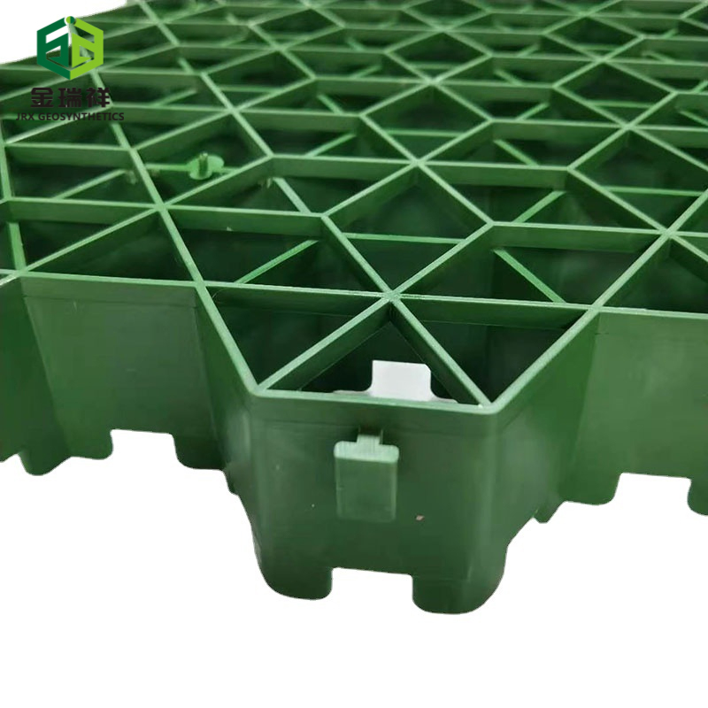 Plastic Grass Grid Polymer HDPE Geocell Grass Paver Concrete