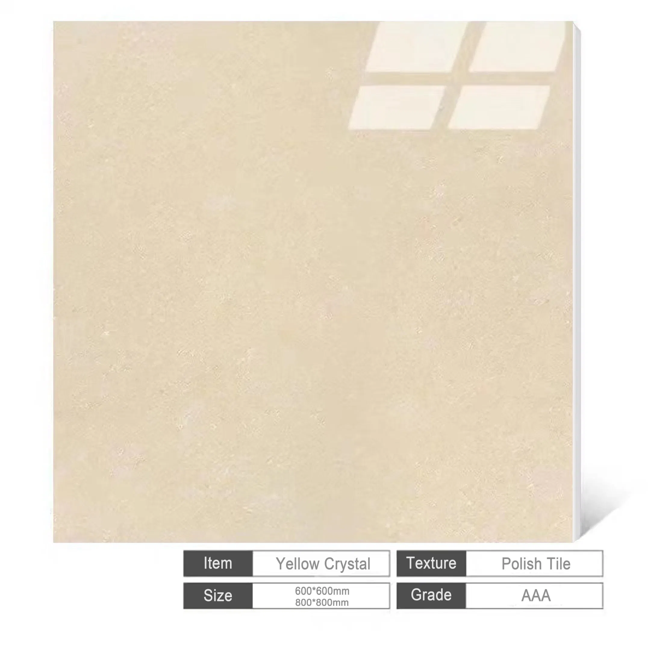 600X600 Marble Textures Polished Tile for Living Room, Lobby Wall and Floor Tile