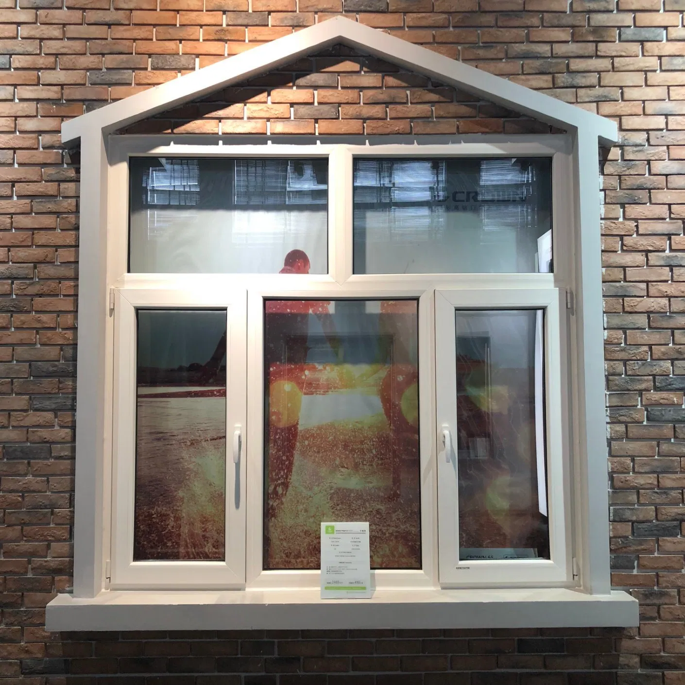 Waterproof/Soundproof Customized UPVC Glass 65 Casement Window Profile