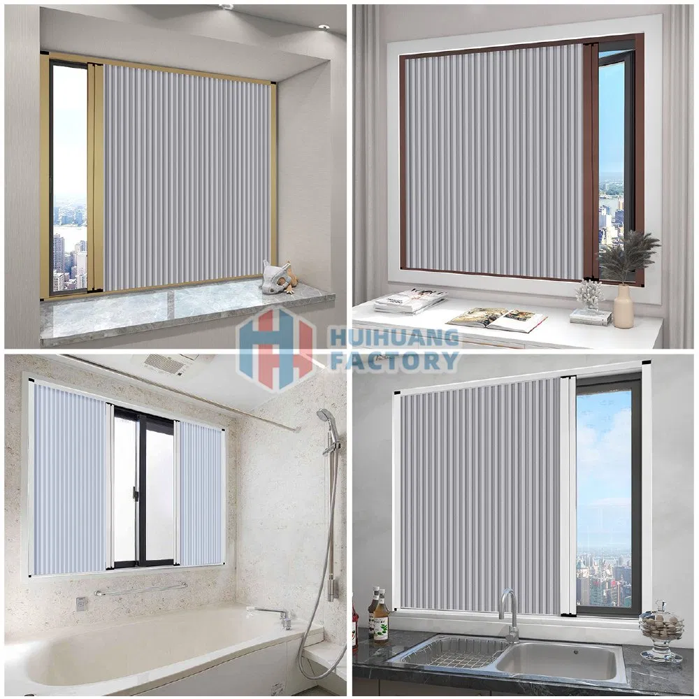 Wholesale Aluminum Frame Pleated Honeycomb Fabric Screen Used for Door or Window