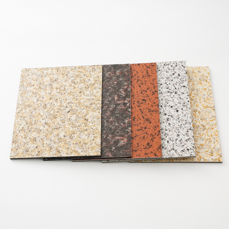 3mm 4mm Thick Marble Grain Aluminum Composite Panels Interior Exterior Wall Cladding for Apartments