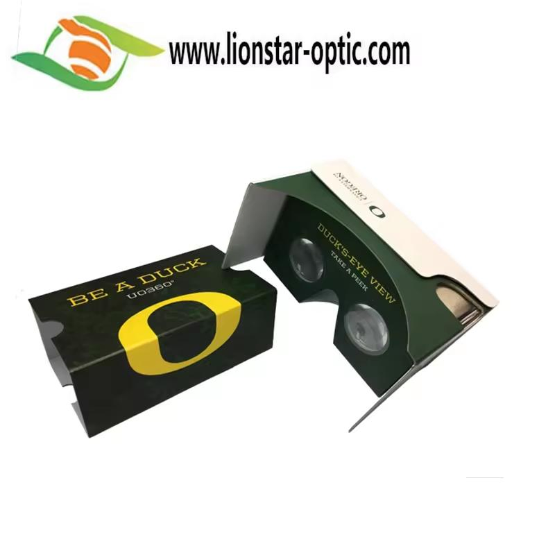 Factory Supply Customize Full Color Logo Printed Lamination Cardboard Google Cardboard Paper Vr Movie Video Glasses