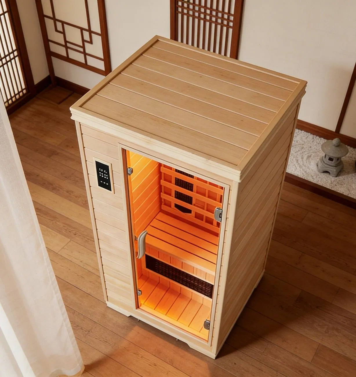 Инфракрасная сауна на 2 персоны из канадского хемлока