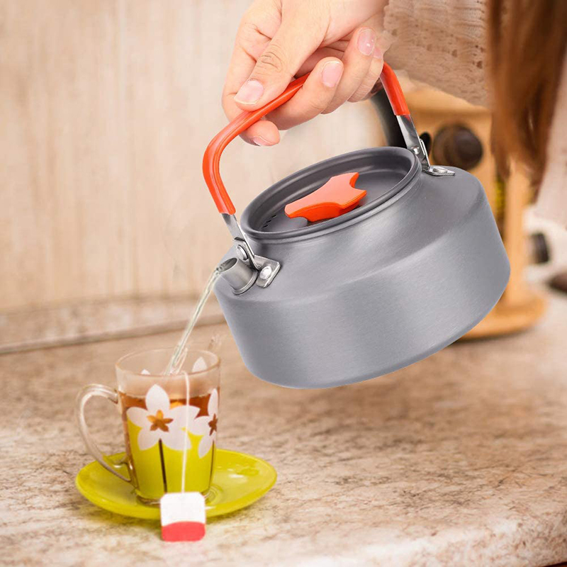 Customized Outdoor Tea Kettle Hard Aluminum Oxide Field Portable Kettle Camping Kettle