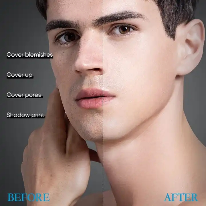 Men's Makeup Private Label Natural Vegan Lazy Cream Face Concealer Whitening Brightening Isolation Tone up Cream