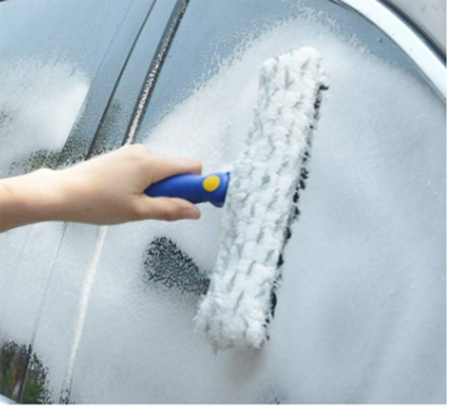 Squeegee for Window Cleaning with Stainless Steel Pole