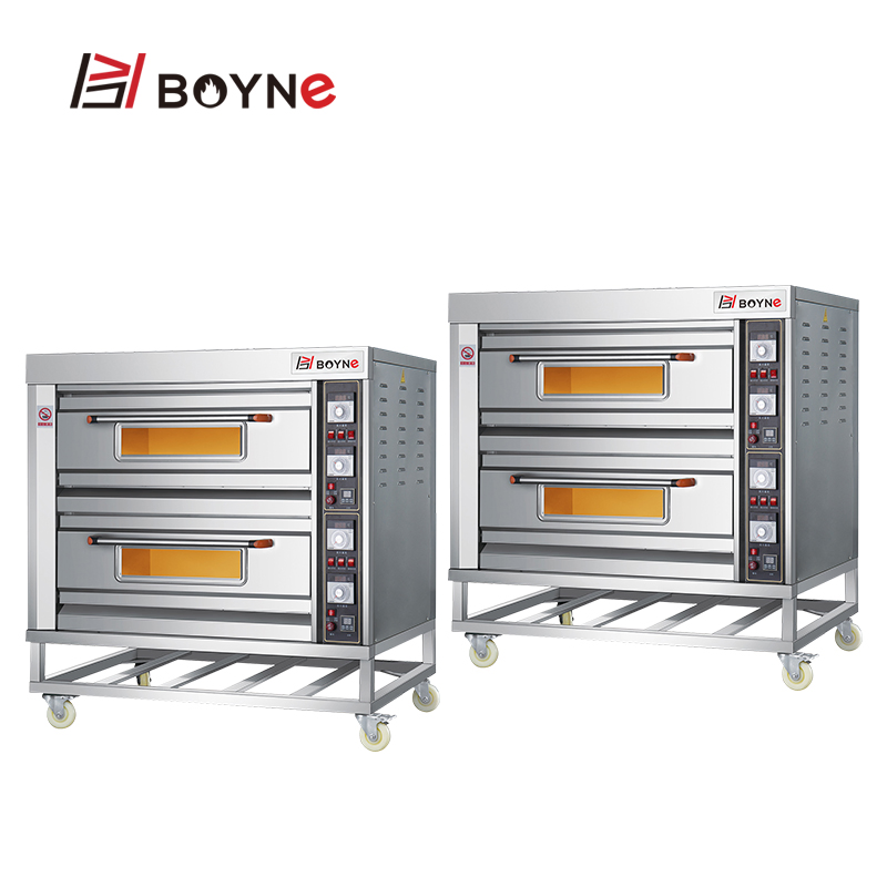 Electric 3 Layer 6 Tray Deck Oven for Baking Shop
