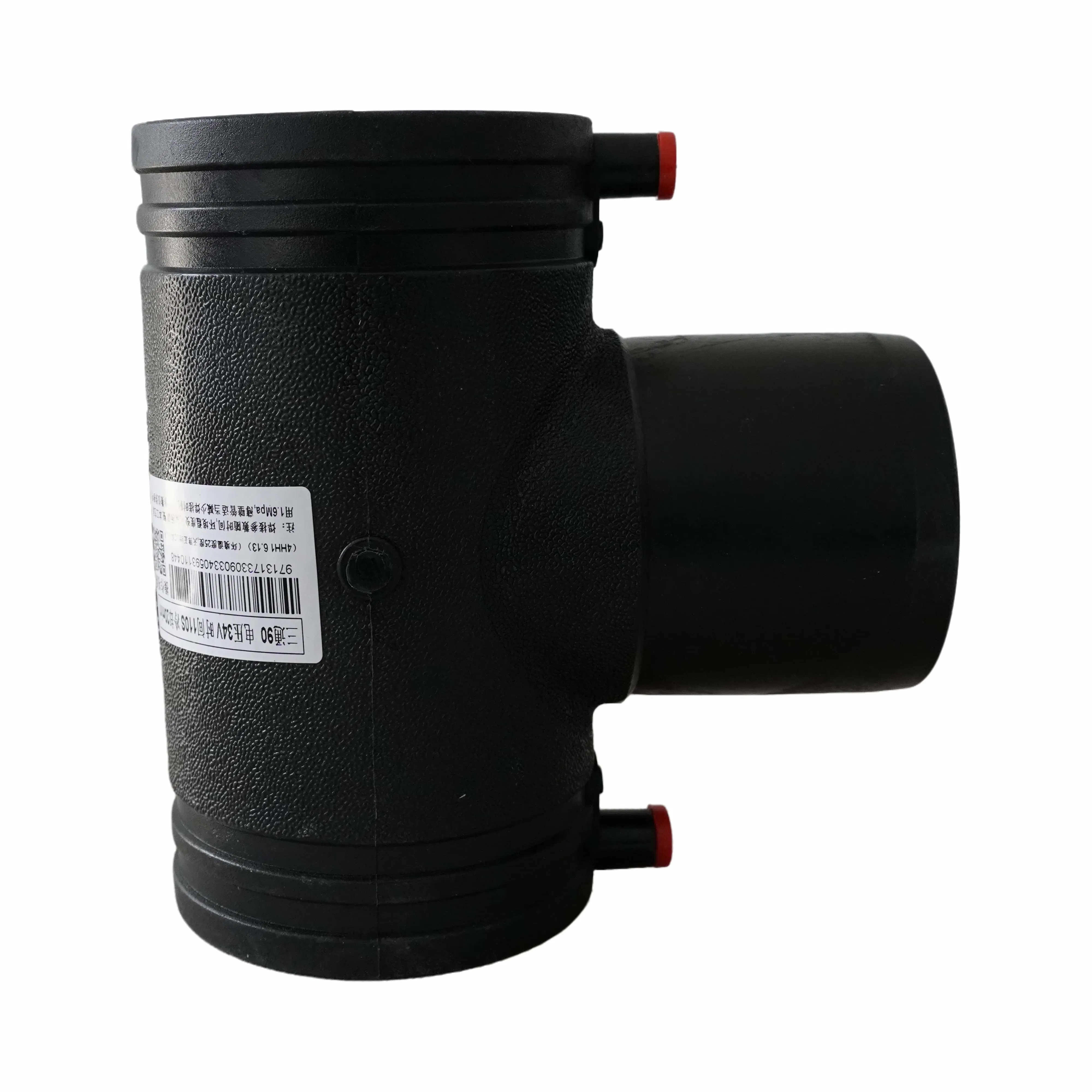 HDPE Electrofusion Equal Tee 32mm-630mm Easy Installation High Quality