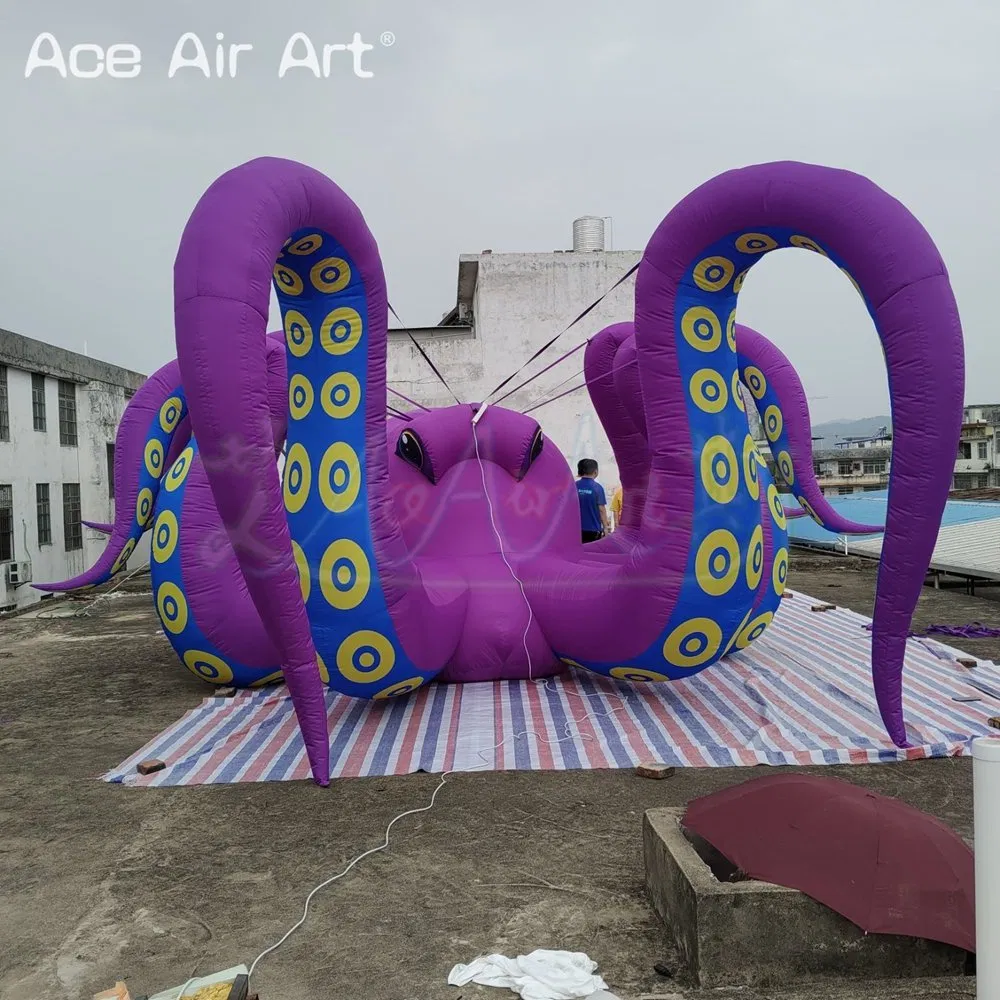Hanging Inflatable Octopus with Tentacles Balloons for Advertising Decoration