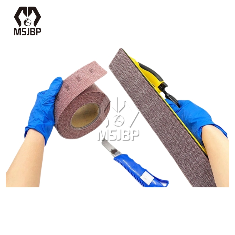 Керамическая абразивная сетка Msjbp в рулоне, коричневая