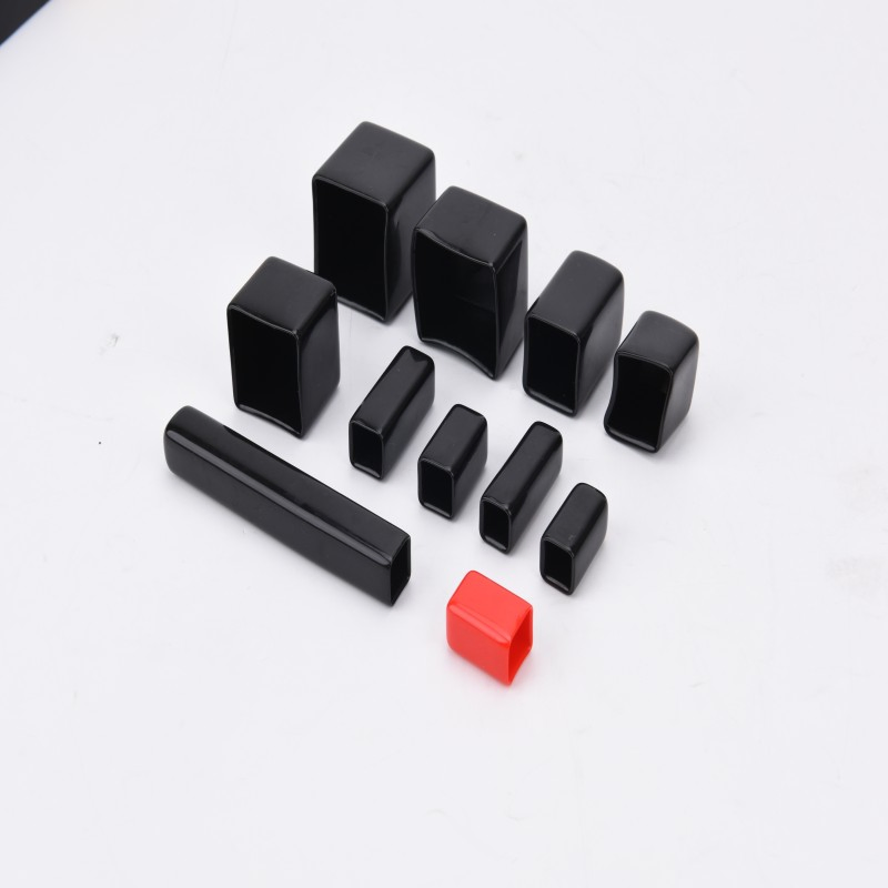 Anti Corrosion Vinyl Square Tube End Caps Pipe Plugs White Plastic End Cap for 2 Inch Square Tubing Fence Post Rail Unistrut Chanel Chair Leg