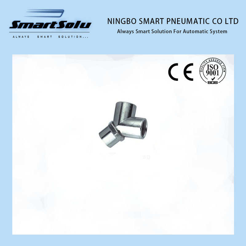 Female Straight Quick Joint Brass Tube Pneumatic Pipe Fitting