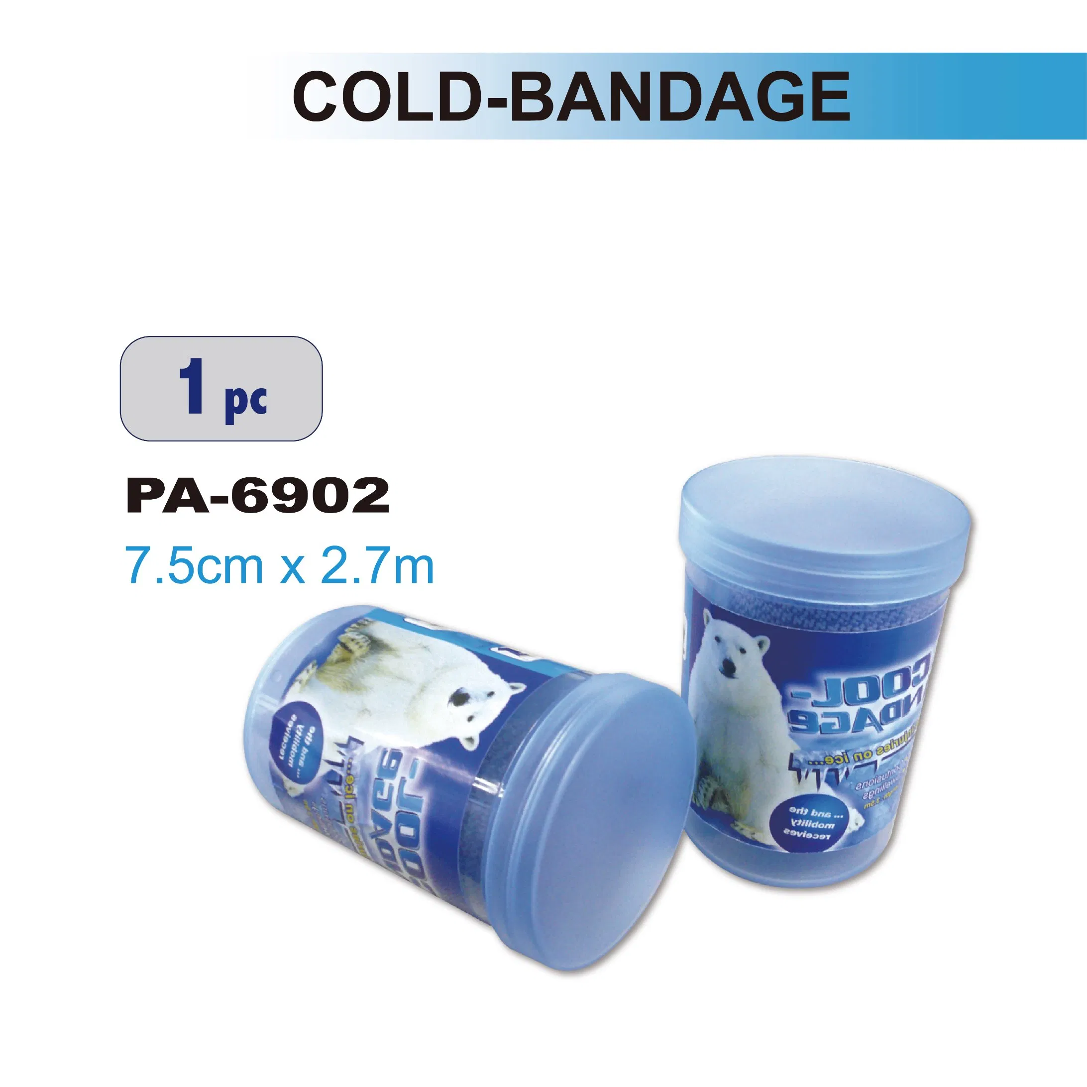 Cold Bandage in Plastic Box (PA-6902)