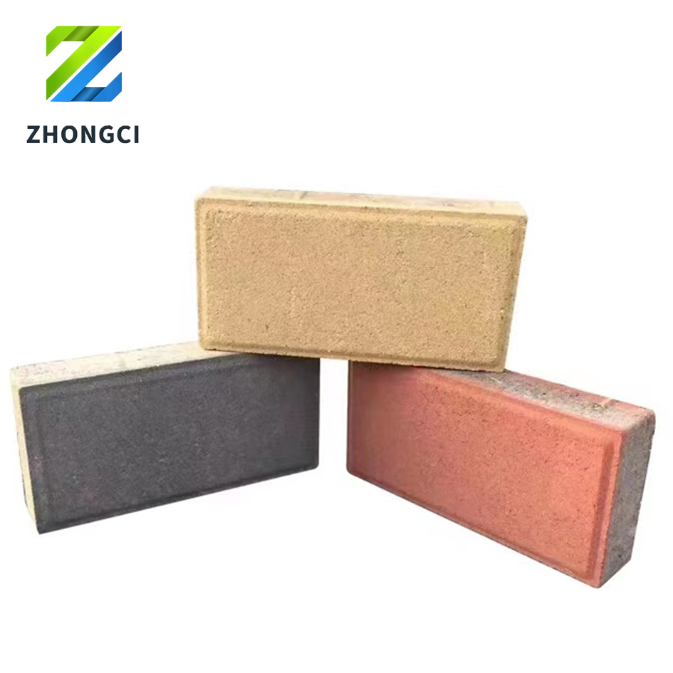 55mm Thickness Pervious Paving Systems Water Permeable Ceramic Brick