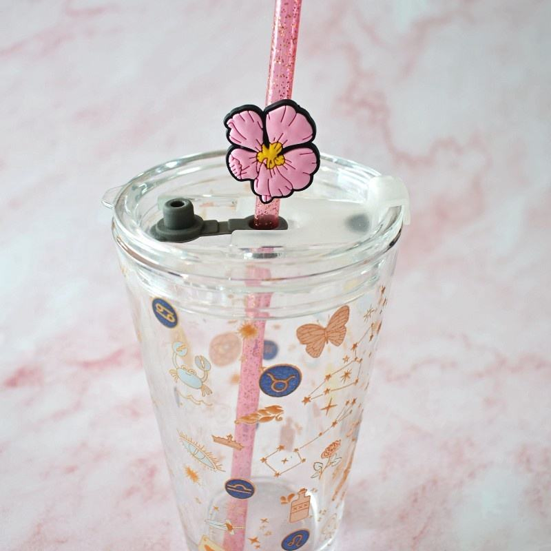 Eco-Friendly Summer Straw Charm Accessories for Stylish Covers